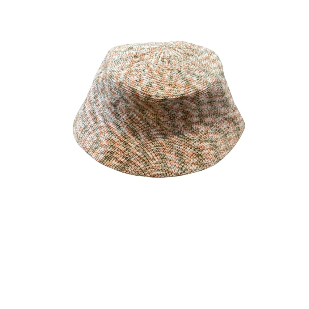 Anthropologie Hat Bucket Fitted Womens One Size Multicolor Knit Marled Sun Beach